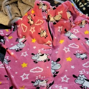 Cozy Pink Sheep Kids Pajama Sleep Sack